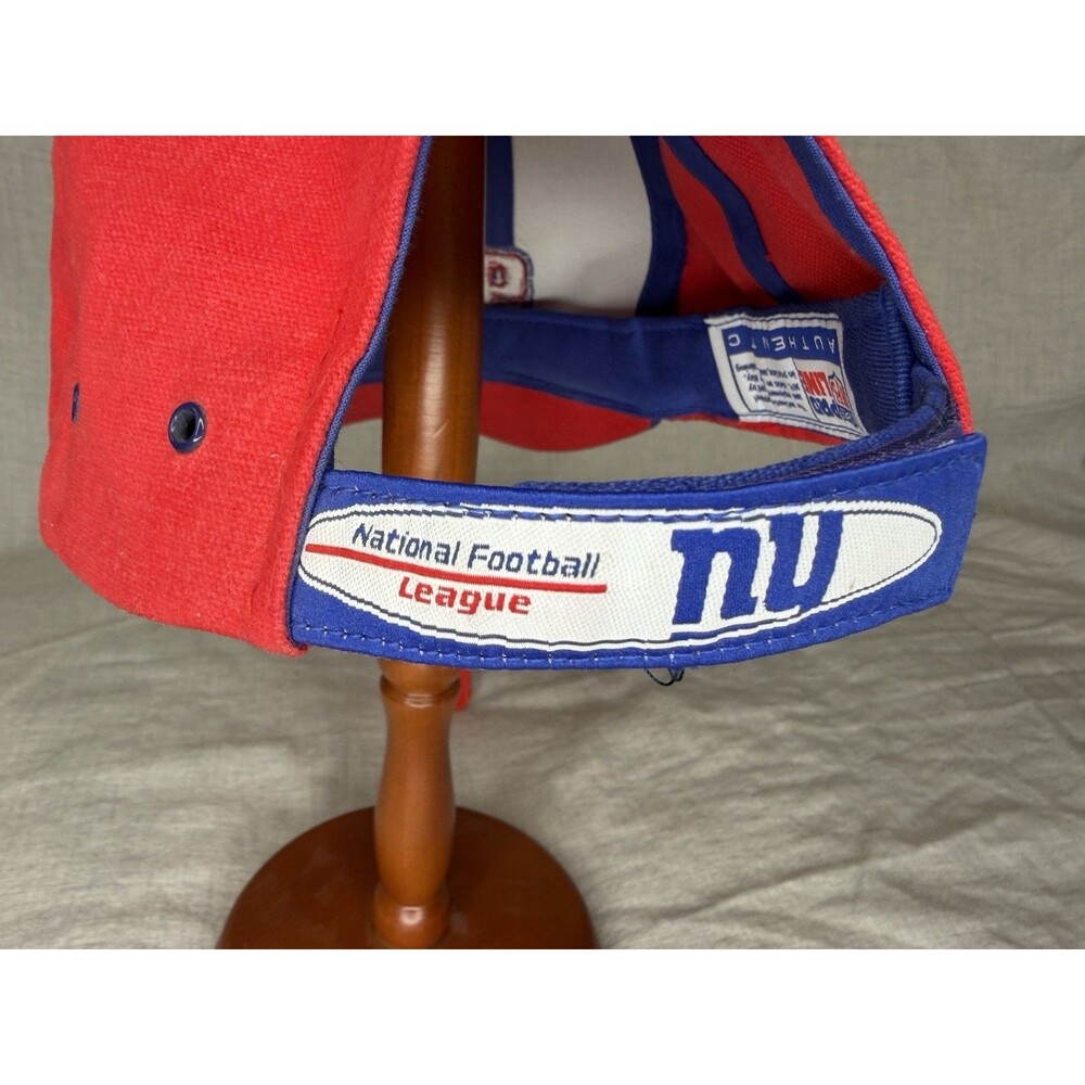 Vintage Reebok New York Giants Men’s Hat Strapback Red NFL Pro Line - Picture 3 of 8
